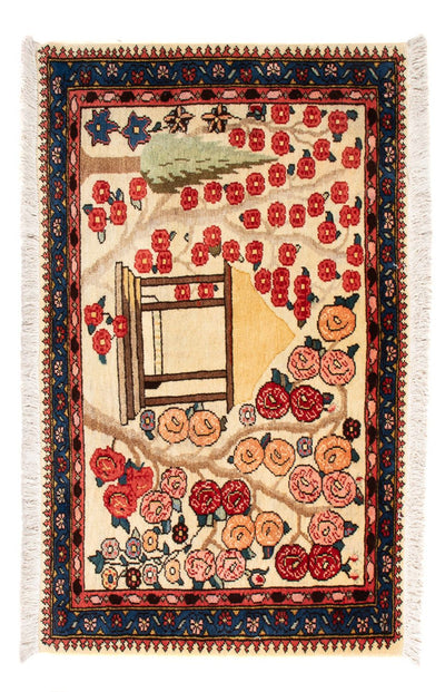 バフティアール 絨毯 60x87cm - ペルシャ絨毯