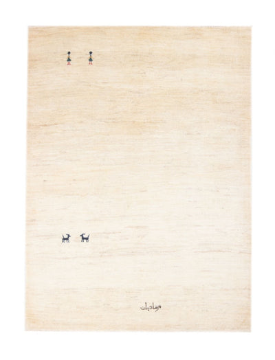 ペルシャギャベ 絨毯 102x150cm - ペルシャウールラグ