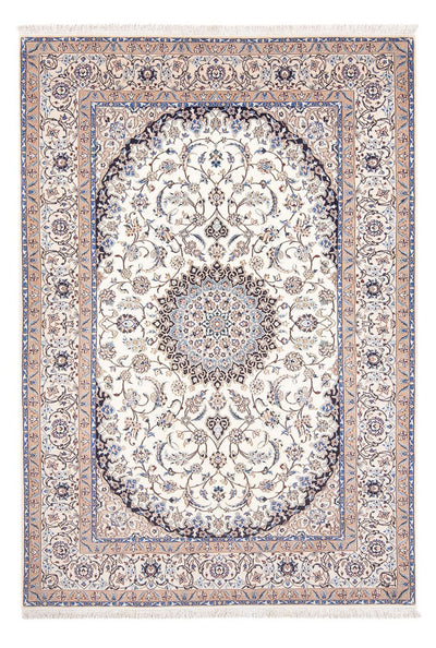 ナイン - 6La 絨毯 152x235cm - ペルシャ絨毯 - クリーム