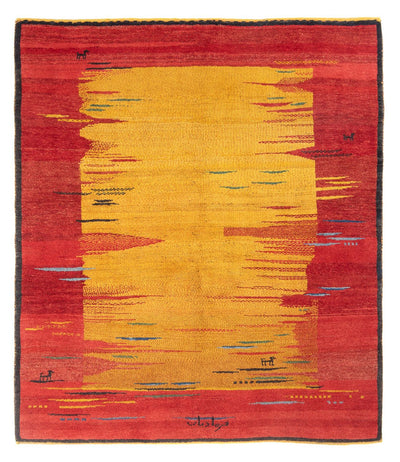 ペルシャギャベ 絨毯 173x203cm - ペルシャウールラグ