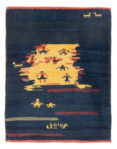 ペルシャギャベ 絨毯 92x120cm - ペルシャウールラグ