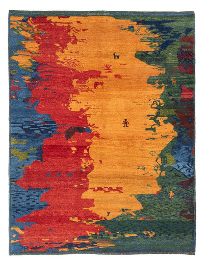 ペルシャギャベ 絨毯 170x218cm - ペルシャウールラグ