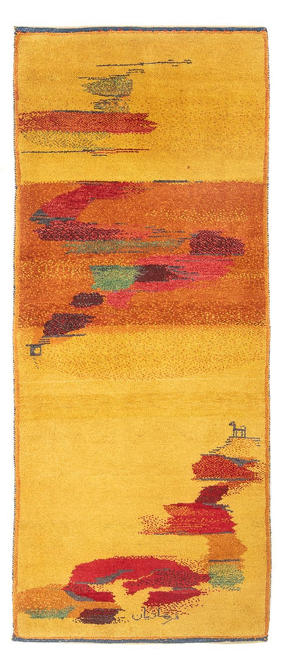 ペルシャギャベ 絨毯 85x213cm - ペルシャウールラグ