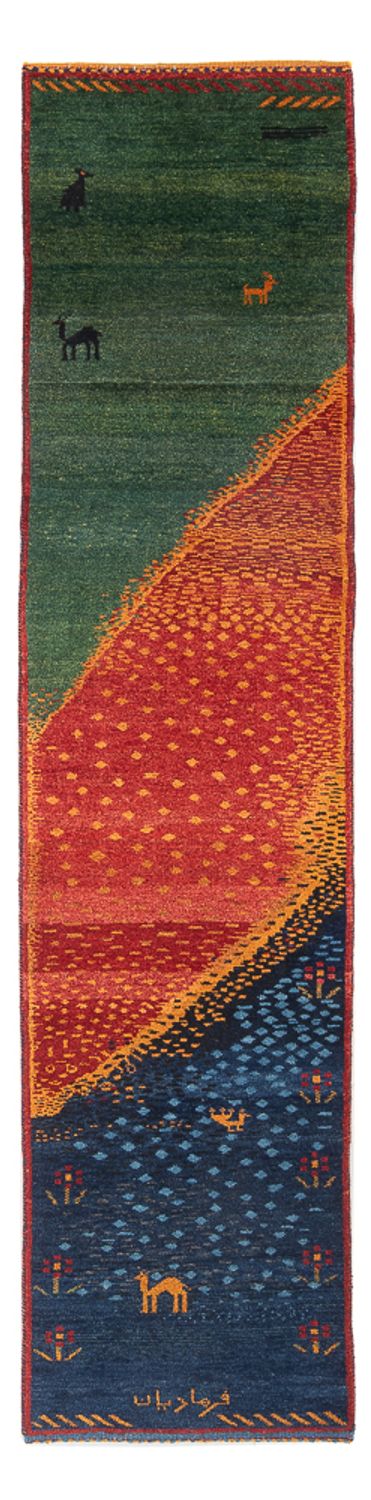 ペルシャギャベ 絨毯 68x285cm - ペルシャウールラグ
