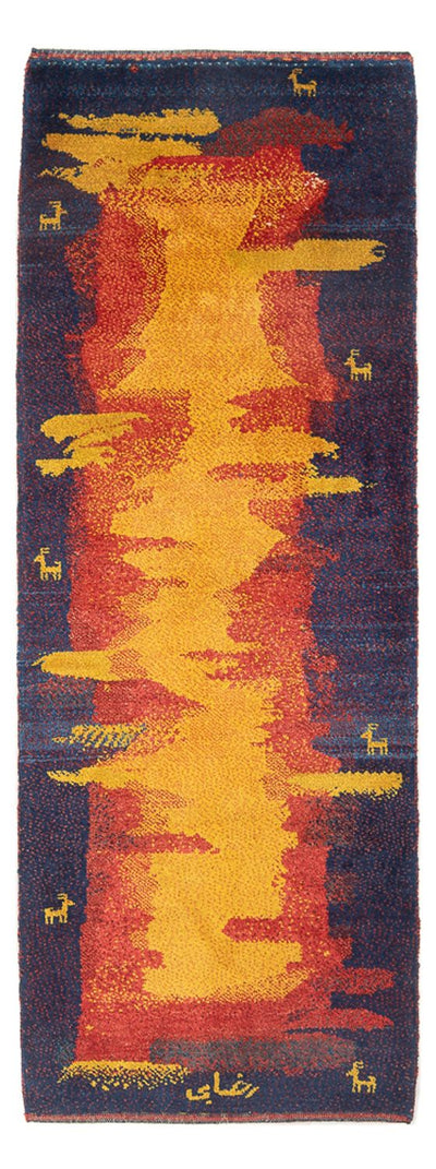 ペルシャギャベ 絨毯 80x212cm - ペルシャウールラグ