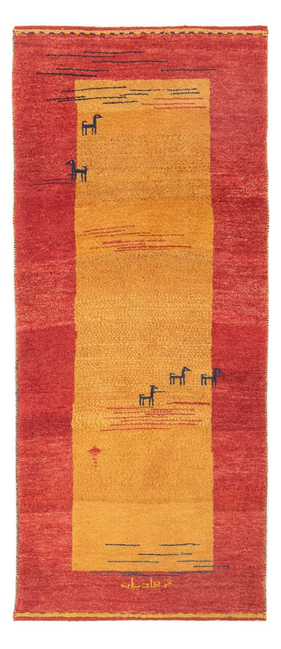 ペルシャギャベ 絨毯 75x177cm - ペルシャウールラグ