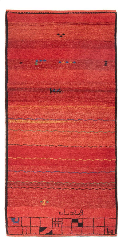 ペルシャギャベ 絨毯 87x187cm - ペルシャウールラグ