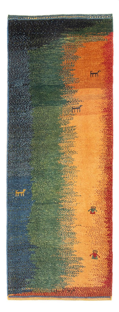 ペルシャギャベ 絨毯 68x202cm - ペルシャウールラグ