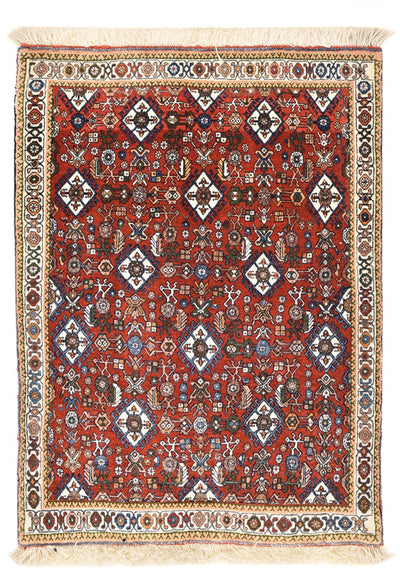 カシュクリ 絨毯 70x100cm - ペルシャ絨毯