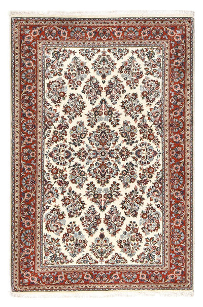 サルーク 絨毯 136x213cm - ペルシャ絨毯 - クリーム