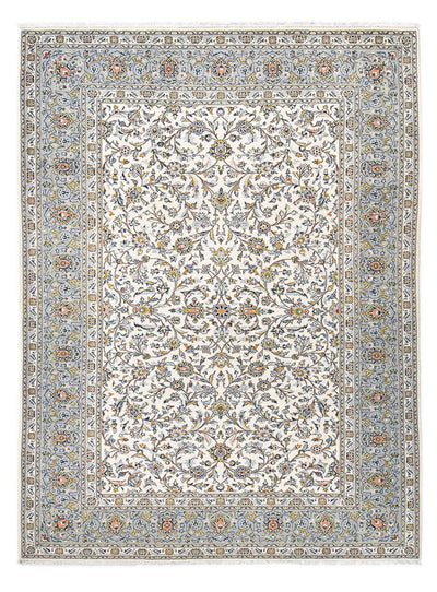 カシャーン 絨毯 248x332cm - ペルシャ絨毯 - ライトグレー