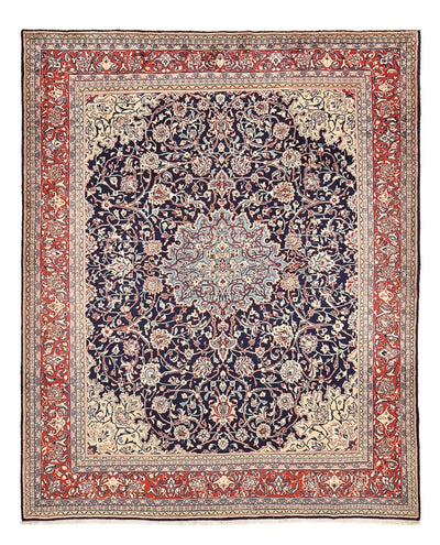 サルーク 絨毯 253x308cm - ペルシャ絨毯 - ダークブルー