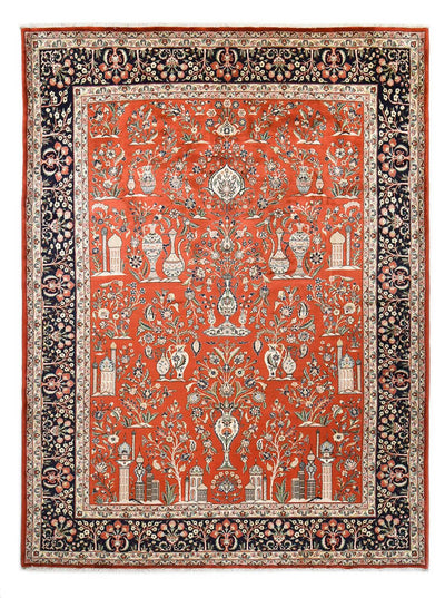 サルーク 絨毯 298x398cm - ペルシャ絨毯 - レッド