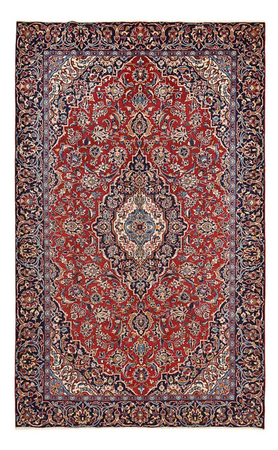 カシャーン 絨毯 219x343cm - ペルシャ絨毯