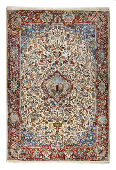 カシャーン 絨毯 259x373cm - ペルシャ絨毯
