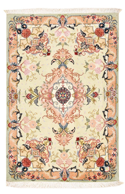 タブリーズ - 50 Raj 絨毯 60x90cm - ペルシャ絨毯