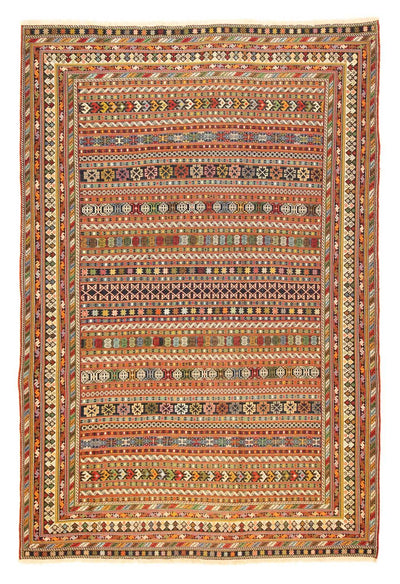 アフシャール・シルジャン 絨毯 194x287cm - ペルシャ絨毯