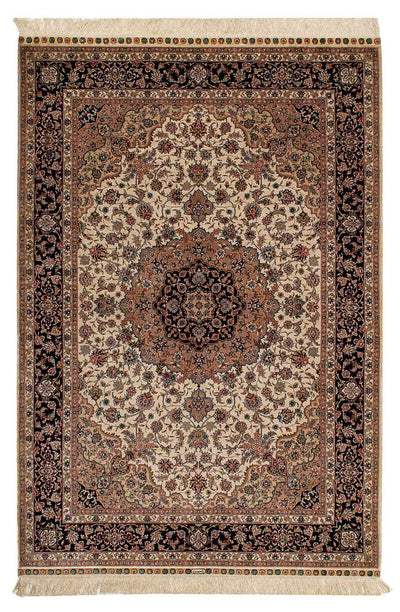 中国シルク 絨毯 122x183cm - ペルシャ絨毯