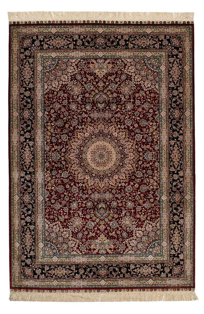 中国シルク 絨毯 122x183cm - ペルシャ絨毯