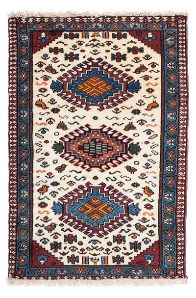 ヤラメ 絨毯 63x96cm - ペルシャ絨毯