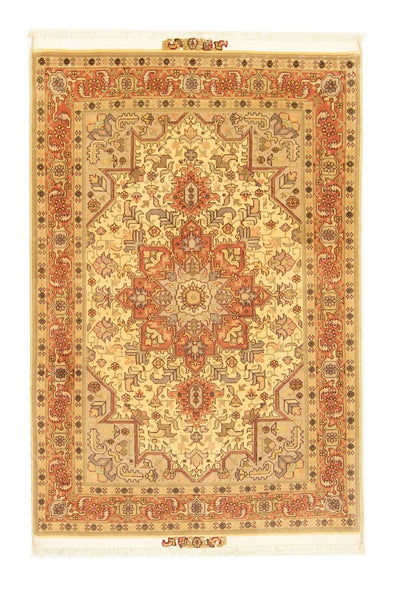 タブリーズ - 50 Raj 絨毯 103x147cm - ペルシャ絨毯