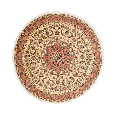タブリーズ - 50 Raj 絨毯 150x150cm - ペルシャ絨毯