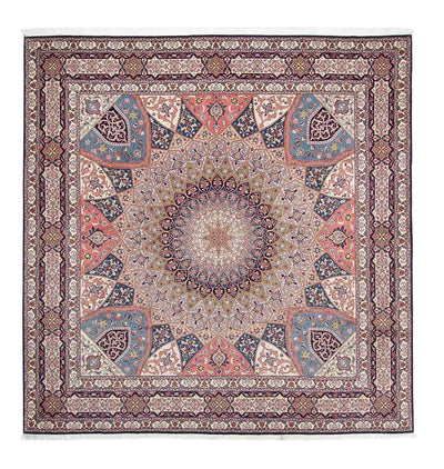 タブリーズ - 50 Raj 絨毯 255x257cm - ペルシャ絨毯