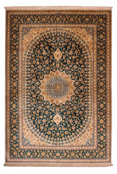 中国シルク 絨毯 122x183cm - ペルシャ絨毯