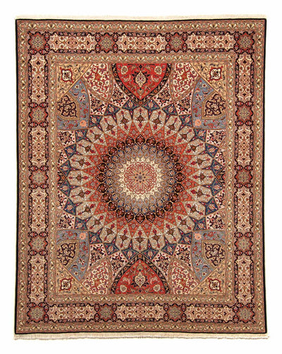 タブリーズ - 50 Raj 絨毯 205x252cm - ペルシャ絨毯