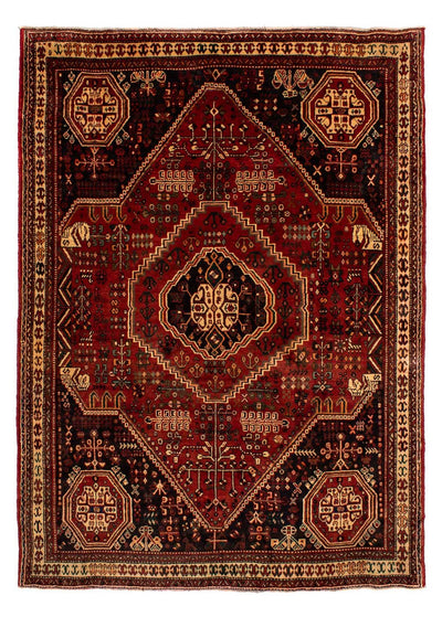 ガシュガイ 絨毯 200x281cm - ペルシャ絨毯