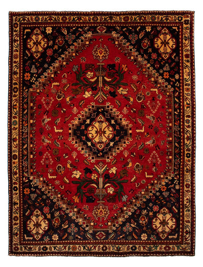 ガシュガイ 絨毯 219x302cm - ペルシャ絨毯