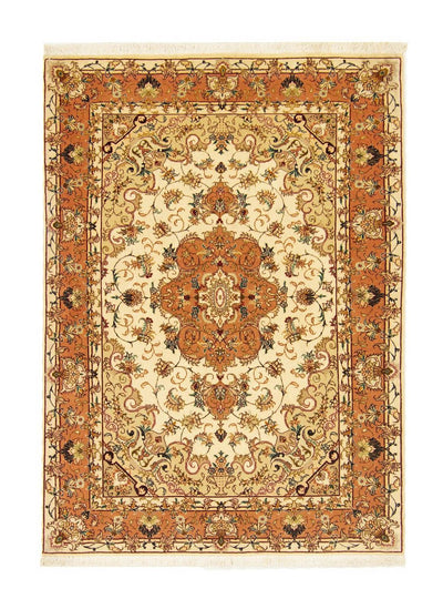 タブリーズ - 50 Raj 絨毯 103x143cm - ペルシャ絨毯