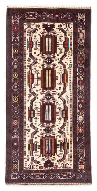バルーチ絨毯 100x207cm - ペルシャ絨毯