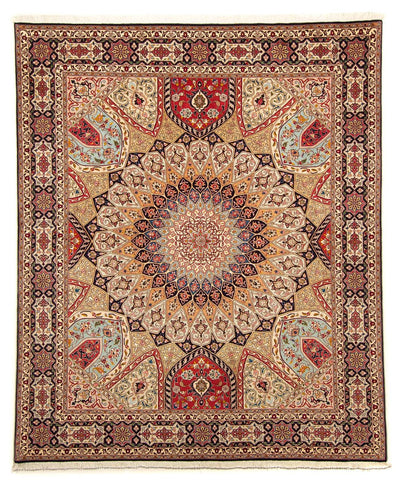 タブリーズ - 50 Raj 絨毯 205x246cm - ペルシャ絨毯