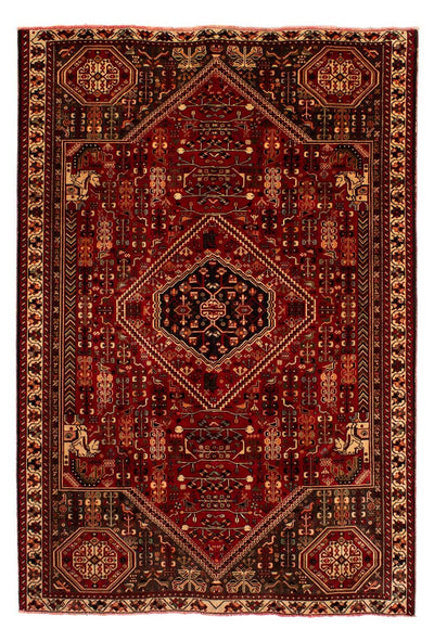 ガシュガイ 絨毯 196x289cm - ペルシャ絨毯