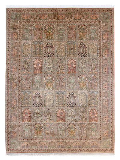 カシミールシルク 絨毯 251x336cm - オリエンタル絨毯