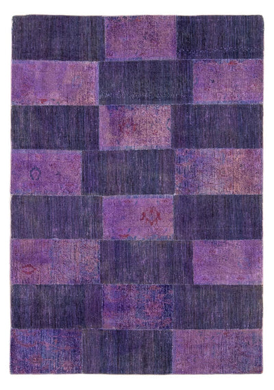 パッチワーク絨毯 165x235cm - ペルシャウールラグ