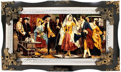 絵画絨毯 70x120cm - オリエンタル絨毯
