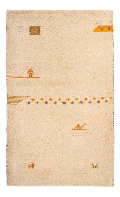 インド ギャベ 絨毯 70x120cm - ウールラグ