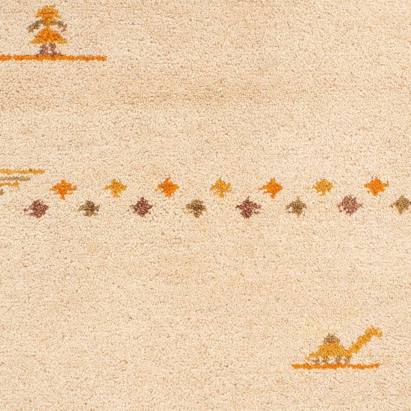 インド ギャベ 絨毯 120x70cm - ウールラグ