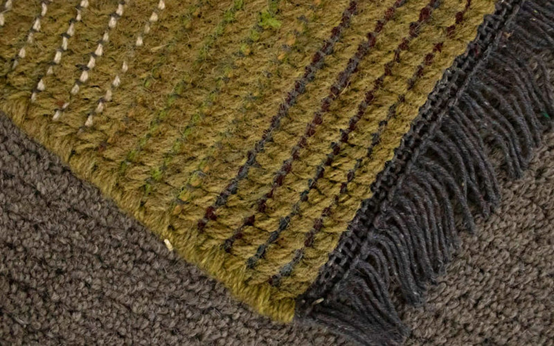ネパール絨毯 140x70cm - ウールラグ