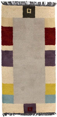 ネパール絨毯 140x70cm - ウールラグ – product image