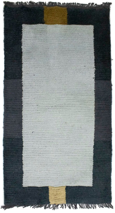 ネパール絨毯 70x140cm - ウールラグ