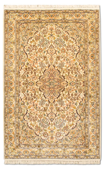 カシミールシルク 絨毯 94x153cm - オリエンタル絨毯