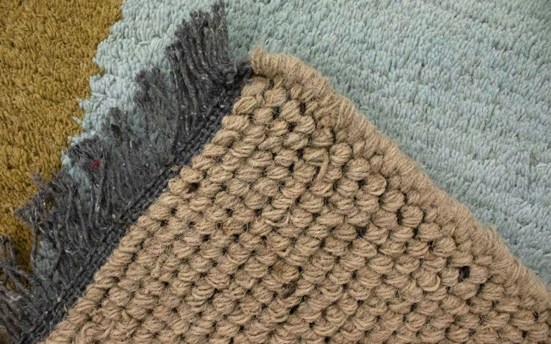 ネパール絨毯 140x70cm - ウールラグ