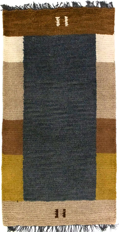 ネパール絨毯 70x140cm - ウールラグ
