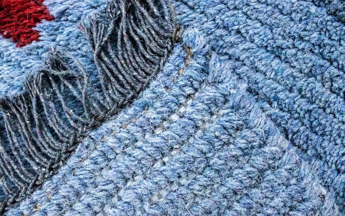 ネパール絨毯 140x70cm - ウールラグ
