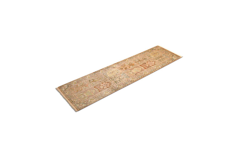 カシミールシルク 絨毯 270x75cm - オリエンタル絨毯