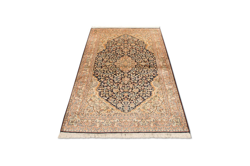 カシミールシルク 絨毯 153x93cm - オリエンタル絨毯