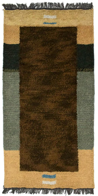 ネパール絨毯 140x70cm - ウールラグ – product image